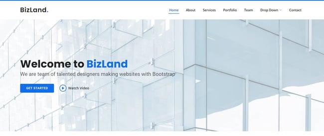  business website templates, BizLand